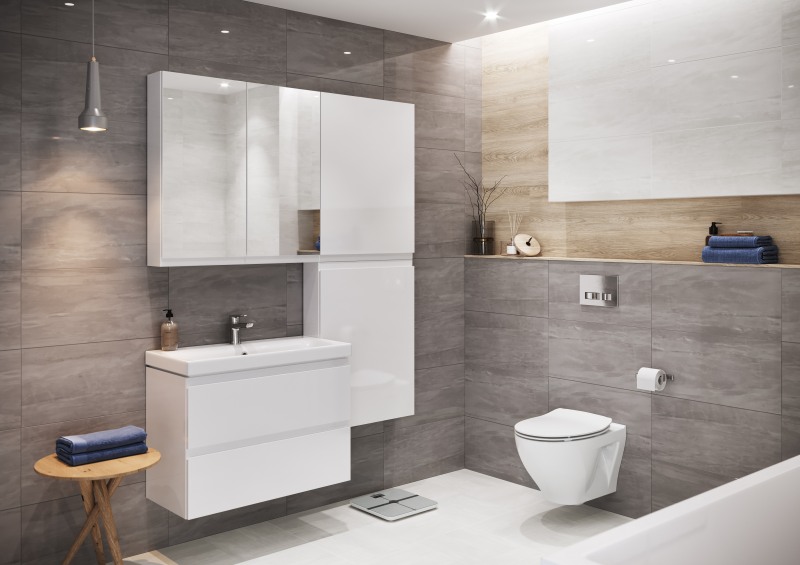 Мебель для ванной Cersanit Moduo 60 белый, цвет хром SB-SZ-MOD-MO60/Wh - фото 4