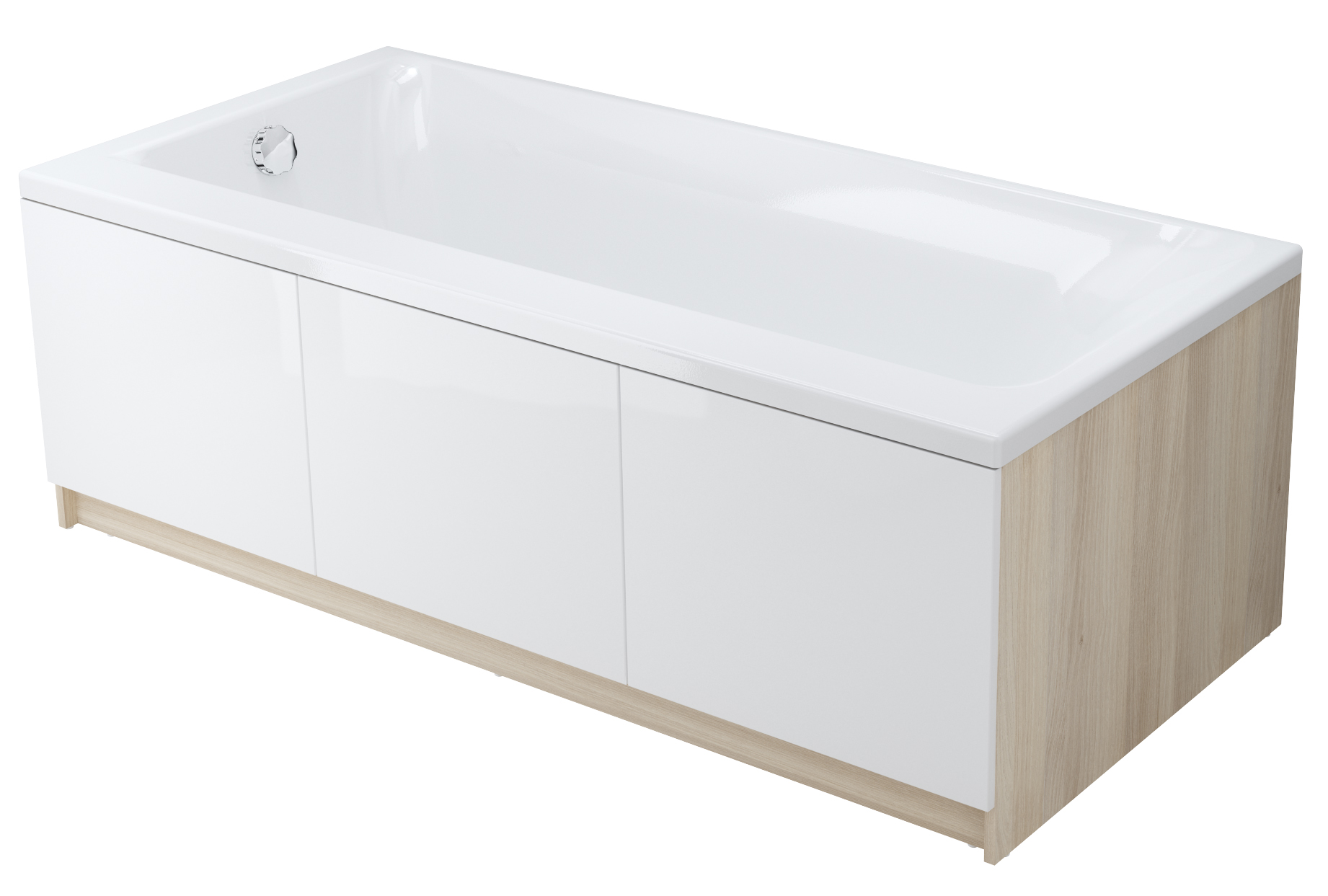 Акриловая ванна Cersanit Smart 170x80 R, размер 170x80, цвет белый 63351 - фото 2