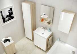 Мебель для ванной Cersanit Smart 70 белая + ножки