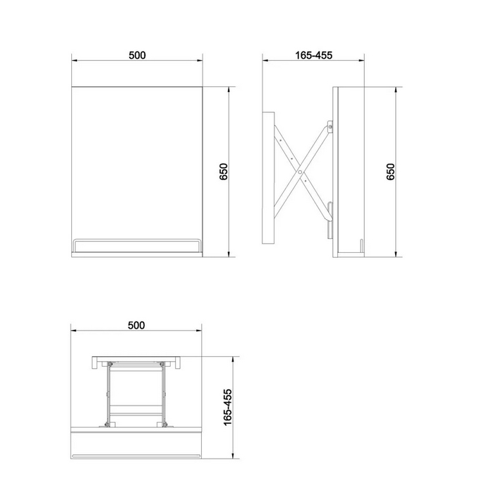 Мебель для ванной Cersanit Smart 80 серая, 2 ящика, цвет серый B-SU-SMA-CO80/Gr - фото 6