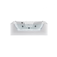 Акриловая гидромассажная ванна Ceruttispa C-477-18 180x85 см, белая