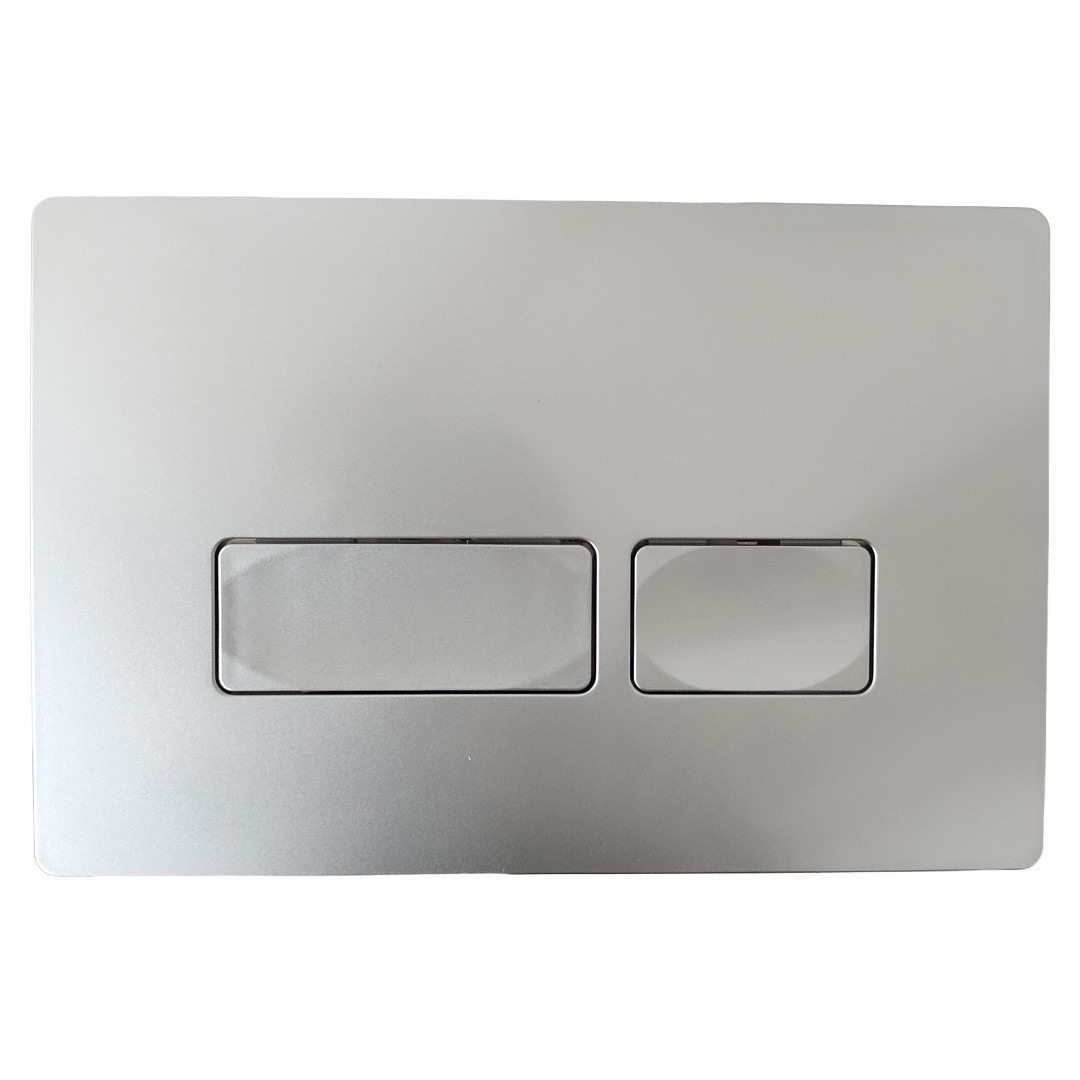 Кнопка для инсталляции Cerutti SPA CR02SV серая, цвет серый - фото 1