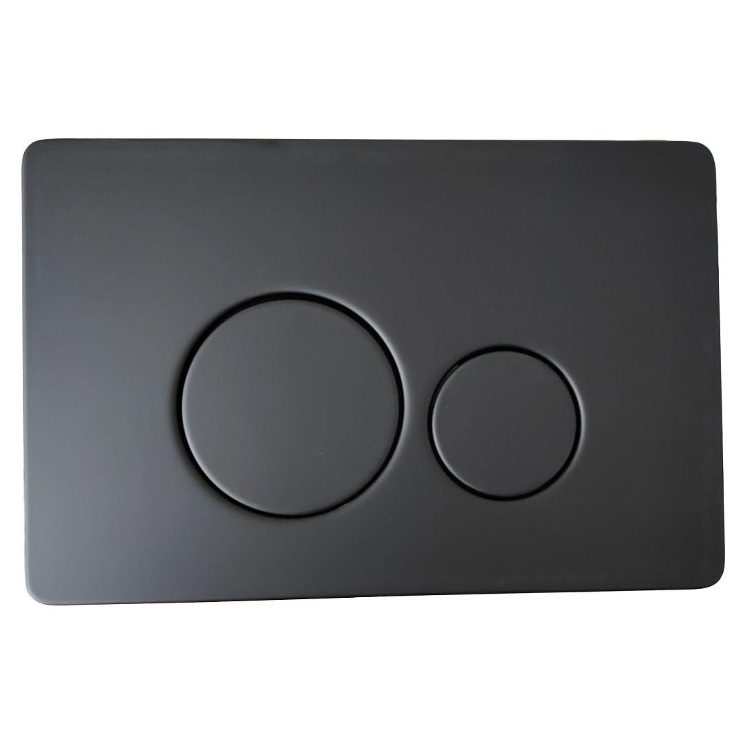 Кнопка для инсталляции Cerutti SPA CR05BK черная, цвет черный - фото 1