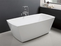 Отдельностоящая акриловая ванна Ceruttispa Uniti CT8332 170x82 см, белая