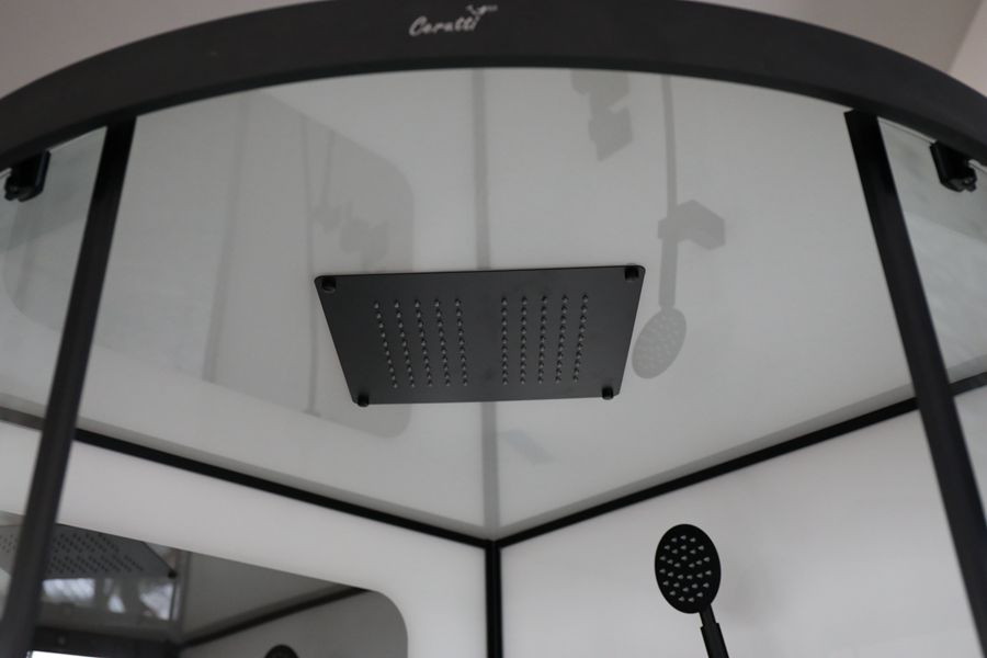 Душевая кабина Ceruttispa Viva VIVA91B 90x90 см профиль черный 69990₽