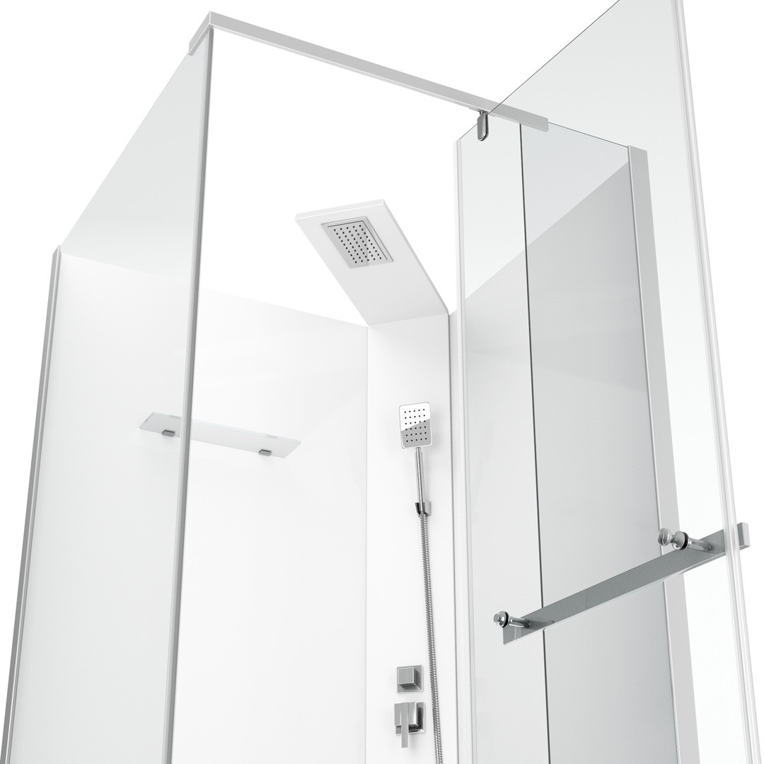 Душевая кабина Ceruttispa 90x90 MiMi901T стекло прозрачное профиль хром 66240₽