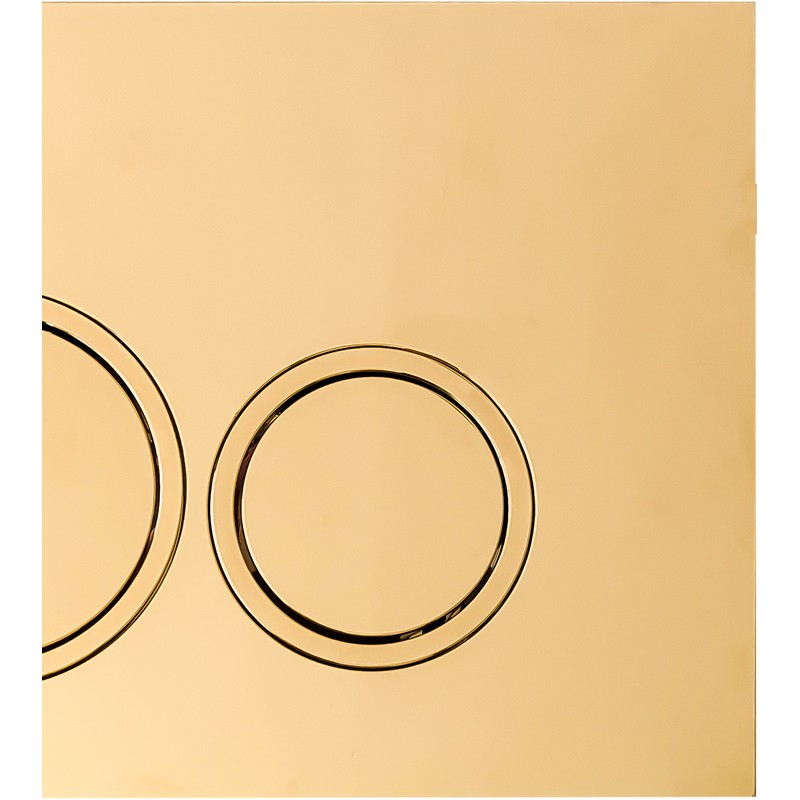 Кнопка для инсталляции Cerutti SPA CR05CG шампань золотой - фото 3