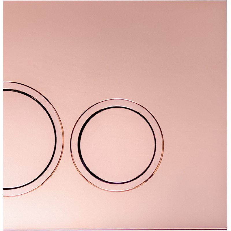 Кнопка для инсталляции Cerutti SPA CR05RG розовое золото - фото 2