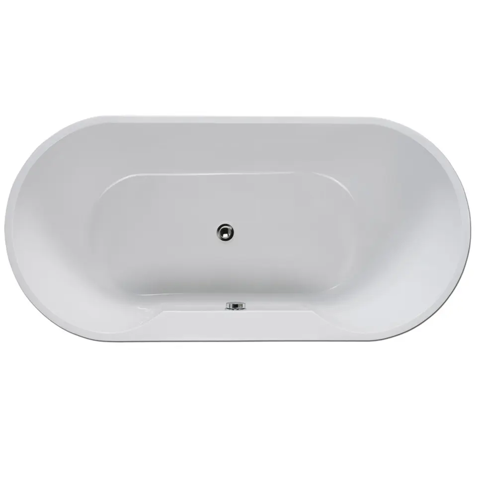 Ванна акриловая Cerutti SPA Martigano W 170x80 CT7766 отдельностоящая, белая, размер 170х80, цвет белый - фото 4