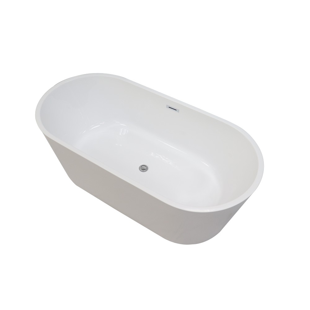 Ванна акриловая Cerutti SPA Resia 168x73 CT7388 отдельностоящая, белая, размер 168х73, цвет белый - фото 3