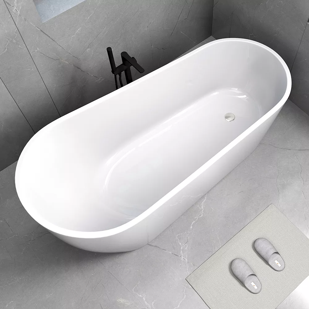 Ванна акриловая Cerutti SPA Viva 170x75 CT9127 отдельностоящая, белая, размер 170х75, цвет белый - фото 7