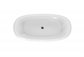 Фото Ванна акриловая Cezares 170x82 CZR-LUX-CENTRAL-170-82-58 глянцевая