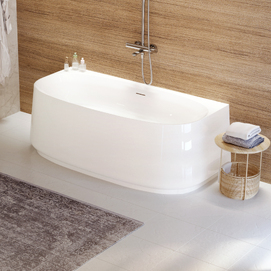 Ванна акриловая Cezares 170x82 CZR-LUX-WALL-170-80-58 белая