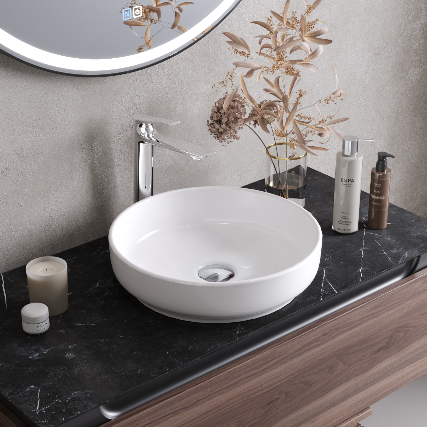 Раковина накладная Cezares 40 см CZR-6595 белая 8450₽