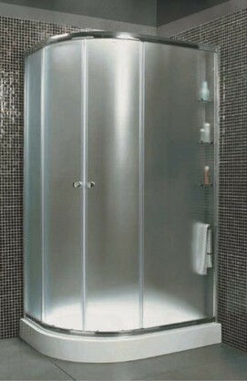 Душевой уголок Cezares Anima 120х90 Anima-RH-2-120/90-P-Cr-R без поддона, стекло матовое, профиль хром