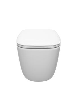 Фото Унитаз подвесной Cezares COMFORT CZR-380-TH-TOR/SC безободковый, белый, с крышкой микролифт