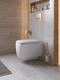 Фото Унитаз подвесной Cezares COMFORT CZR-380-TH-TOR/SC безободковый, белый, с крышкой микролифт 0