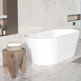 Ванна из искусственного камня Cezares Comfort CZR-COMFORT-170-75-53-SSB-HND