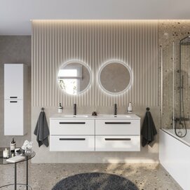 Мебель для ванной комнаты Cezares Eco ECO-CER-N-1400-4C-SO-2-BL