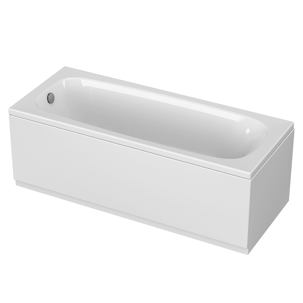 Акриловая ванна Cezares Eco 170x70 ECO-170-70-41-W37 белая, размер 150x70, цвет белый - фото 2