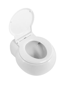 Фото Унитаз подвесной Cezares Grande-Tor CZR-308-TH-TOR/SC безободковый, белый, с крышкой микролифт