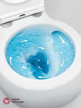 Фото Унитаз подвесной Cezares Grande-Tor CZR-308-TH-TOR/SC безободковый, белый, с крышкой микролифт