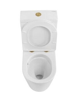 Фото Унитаз напольный Cezares LINER CZR-6726-CP-TOR/SC безободковый, белый, с крышкой микролифт