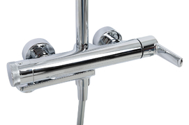 Фото Душевая стойка Cezares LUX LUX-CVD-01 хром, со смесителем и изливом