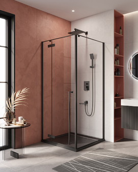  Cezares Liner 90x90 LINER-A-1-90-C-NERO-L  ,  