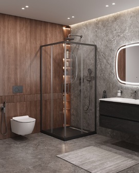 Душевой уголок Cezares Molveno MOLVENO-A-2-100-C-GM-IV