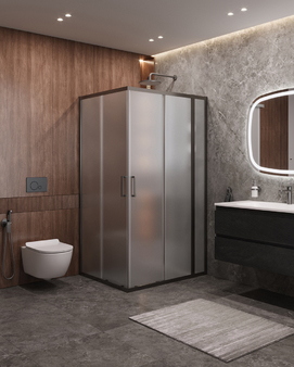 Душевой уголок Cezares Molveno MOLVENO-AH-21-90+20-P-GM