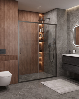 Душевая дверь в нишу Cezares Molveno MOLVENO-BF-1-150-C-GM-IV