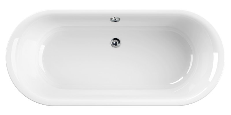 Акриловая ванна Cezares Metauro 180x80 Central-180-80-40, размер 180x80, цвет белый METAURO-Central-180-80-40 - фото 1