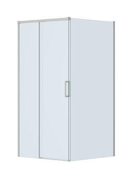 Фото Душевой уголок Cezares PLANE 100x100 PLANE-A-1-100-C-IN стекло прозрачное, профиль  сатин