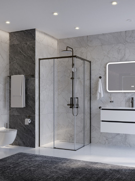 Душевой уголок Cezares Plane PLANE-A-2-100-C-GM