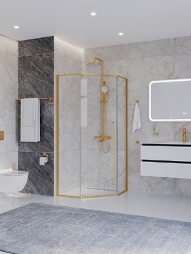 Душевой уголок Cezares Plane PLANE-P-1-100-C-BORO