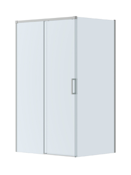 Фото Душевой уголок Cezares PLANE 110x80 PLANE-AH-1-110/80-C-IN стекло прозрачное, профиль  сатин