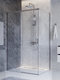 Фото Душевой уголок Cezares PLANE 110x90 PLANE-AH-1-110/90-C-IN стекло прозрачное, профиль  сатин 3