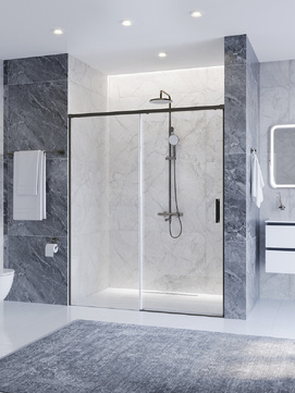Душевая дверь в нишу Cezares Plane PLANE-BF-1-150-C-GM