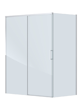 Фото Душевой уголок Cezares PLANE 150x90 PLANE-AH-1-150/90-C-CR стекло прозрачное, профиль  хром