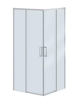 Фото Душевой уголок Cezares PLANE 90x90 PLANE-A-2-90-C-CR стекло прозрачное, профиль  хром