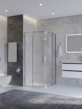 Душевой уголок Cezares Plane PLANE-R-2-90-C-CR