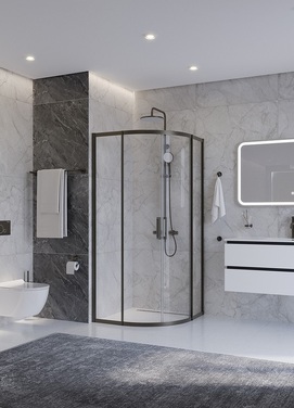 Душевой уголок Cezares Plane PLANE-R-2-90-C-GM