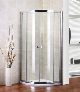 Душевой уголок Cezares Pratico 80х80 Pratico-R-2-80-P-Cr без поддона, стекло матовое, профиль хром