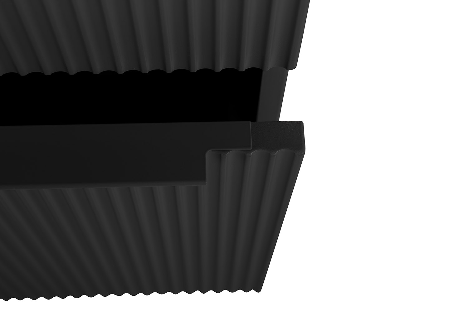 Пенал Cezares Premium 35 см 55507 подвесной, Nero opaco, цвет черный - фото 7