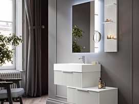 Мебель для ванной комнаты Cezares Premium 71 см подвесная, с 1 ящиком, Bianco Opaco