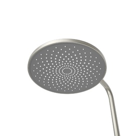 Фото Душевая стойка Cezares RELAX RELAX-CVD-IN сатин, со смесителем и изливом