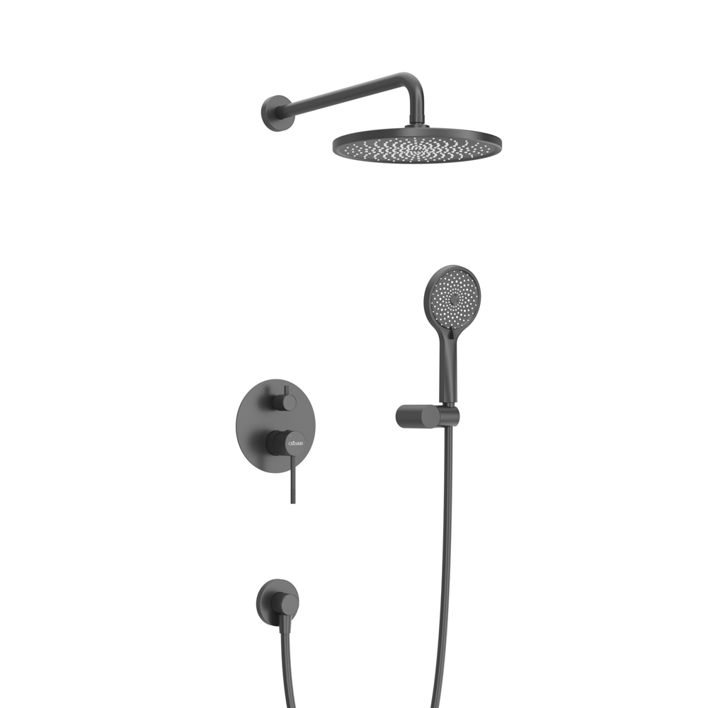Душевая система Cezares RELAX RELAX-DSET-NOP черный матовый со смесителем 19170₽