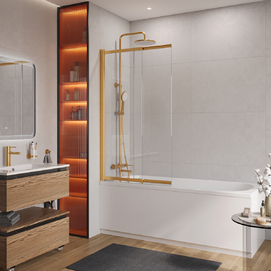 Шторка на ванну Cezares Slider SLIDER-VF-11-90/150-C-BORO
