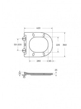 Фото Унитаз напольный Cezares STYLUS CZR-538-CP-TOR/SC безободковый, белый, с крышкой микролифт